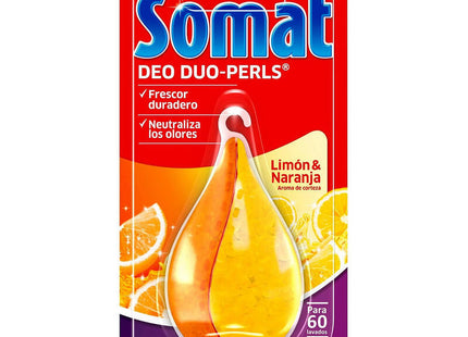 Pack De 8 Unidades - Ambientador Somat Para Lavavajillas Limon-Naranja (60 Lavados)
