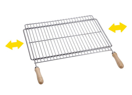 Parrilla Barbacoa Extensible 50x40cm Acero Zincado