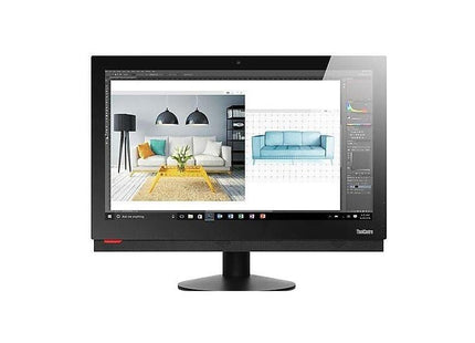 Pc Aio Reacondicionado Lenovo Thinkcentre M910z 23.8"Fhd I3-7100 8gb 256gb Ssd W10p Instalado Grado B/C  1 Año De Garantia