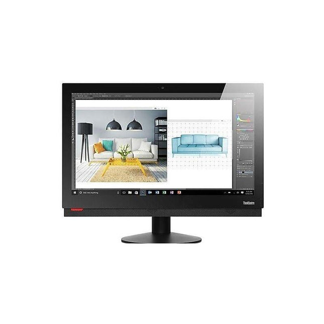 Pc Aio Reacondicionado Lenovo Thinkcentre M910z 23.8"Fhd I3-7100 8gb 256gb Ssd W10p Instalado  Sin Peana 1 Año De Garantia