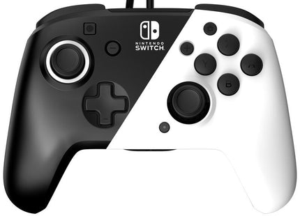 Pdp Controller Faceoff Deluxe+Audio Schwarz/Weiã Switch