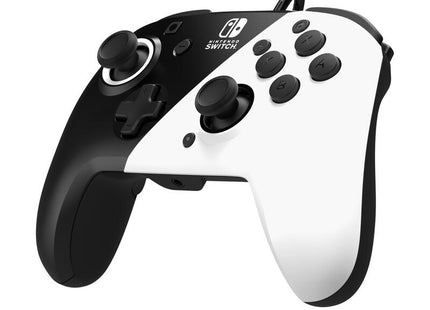 Pdp Controller Faceoff Deluxe+Audio Schwarz/Weiã Switch