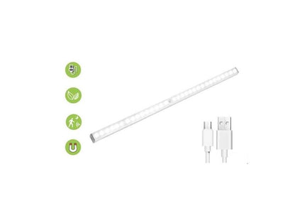 Phasak Lámpara Con 36 Leds Y Sensor Movimento Magnética 50cm Para Armarios Rack