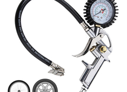 Pistola Con Manometro Para Compresor De Inflado