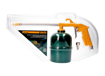 Pistola Pulverizadora Con Deposito Metalico Pisr. Mota