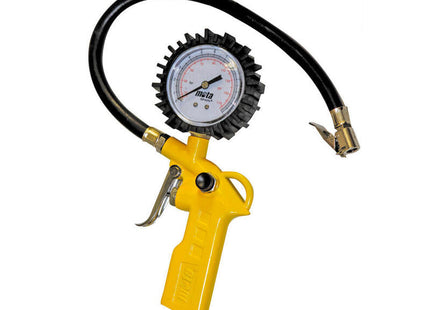 Pistola Reguladora De Caudal Con Manometro 1/4 Pinf Mota