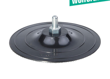 Plato Para Taladro, Fixoflex, Vástago Redondo 8mm Ø125mm 2223000 Wolfcraft