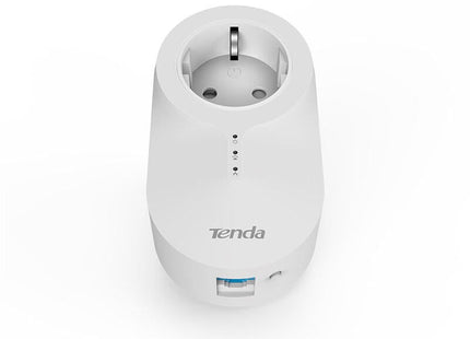 Plc/Powerline Tenda Ph6 Kit 1000mbps 1*Lan Gigabit Botón Pair/Reset Toma Schuko Plug And Play Pack 2 Uds