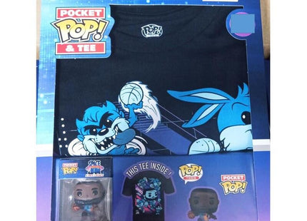Pop & Tee Space Jam Looney Tunes Lebron James Funko + Camiseta Talla L