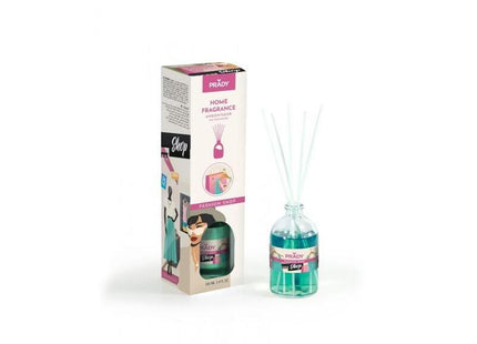 Prady Ambientador Mikado Fashion Shop - Frasco De Cristal 100 Ml Y Varitas Difusoras