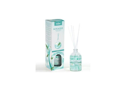 Prady Ambientador Mikado Limpio - Frasco De Cristal 100ml Y Varitas Difusoras