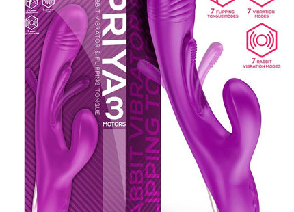Priya Vibrador Con Lengua Con Movimiento Flipping