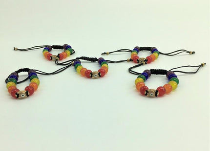 Pride - Pulsera Con Ojo Turco Y Bandera Lgbt