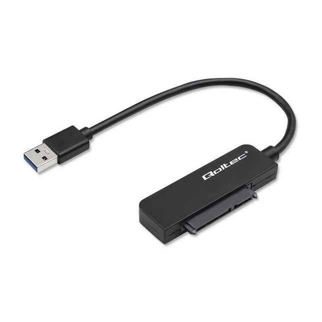 Qoltec 52268 Sata Adapter Ssd Hdd 2.5 Drive Usb 3.0 Super Speed 5gb S 2tb