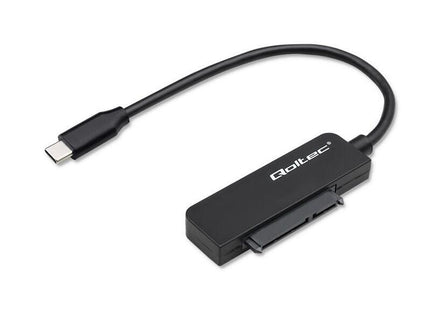 Qoltec 52269 Sata Adapter Ssd Hdd 2.5 Drive Usbc Super Speed 5gb S 2tb