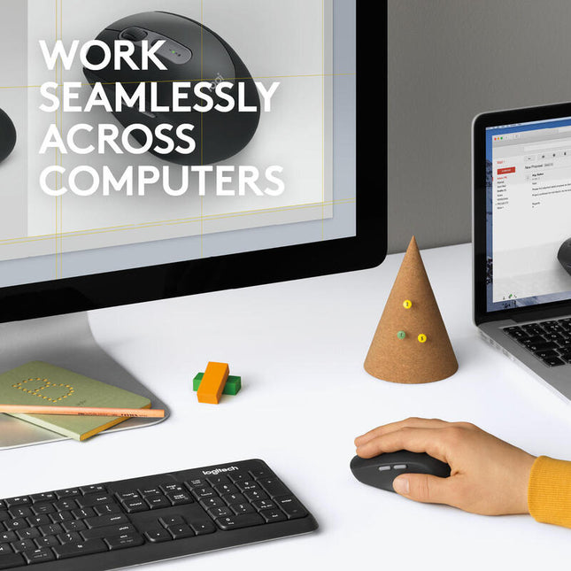 Ratón Inalámbrico Silencioso Logitech M590 Grafito Bt 910-005197