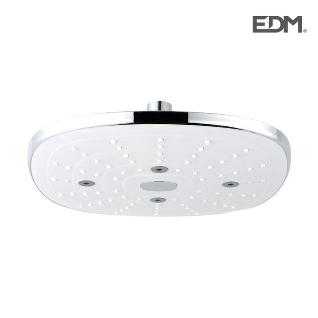 Rociador De Ducha Anticalcareo. Square. Color Cromo. Edm