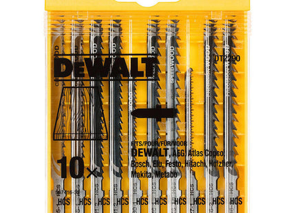 Set 10 Hojas Sierra Calar Madera Dt2290-Qz Dewalt