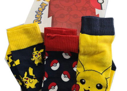 Set 3 Calcetines Pokemon Adulto Surtido