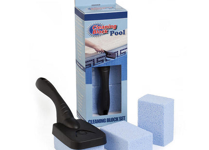 Set 3 Cleaning Block Piscina Con Mango Y Solapa Individual