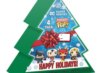 Set 4 Figuras Pocket Pop Marvel Tree Holiday Exclusive