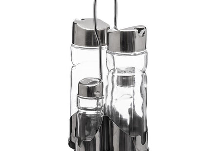 Set Aceitera Vinagrera Salero Y Pimentero