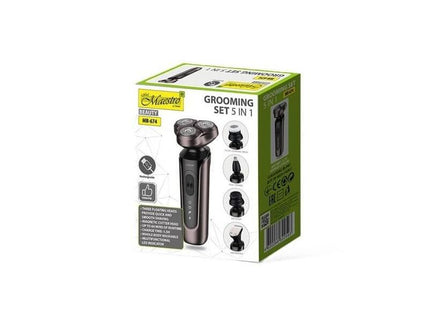 Set De Afeitado Maestro Usb 5 En 1 Mr-674