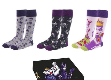 Set De Calcetines Disney Villanas Talla 36/41