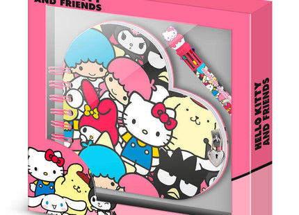Set Diario + Boligrafo Friends Hello Kitty