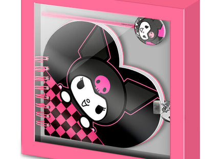 Set Diario + Boligrafo Kuromi Hello Kitty