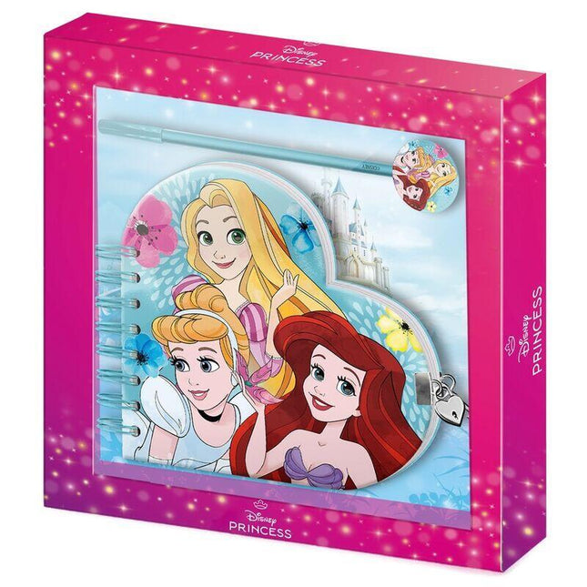 Set Diario + Boligrafo Princesas Disney