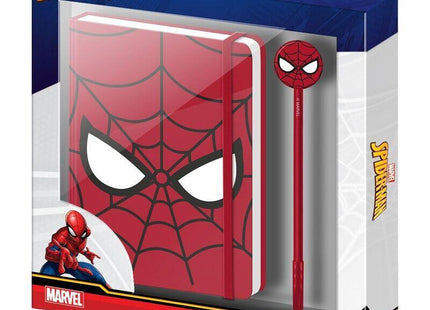 Set Diario + Boligrafo Spiderman Marvel