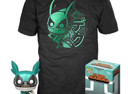 Set Figura Pop &#38; Tee My Hero Academia Deku With Helmet