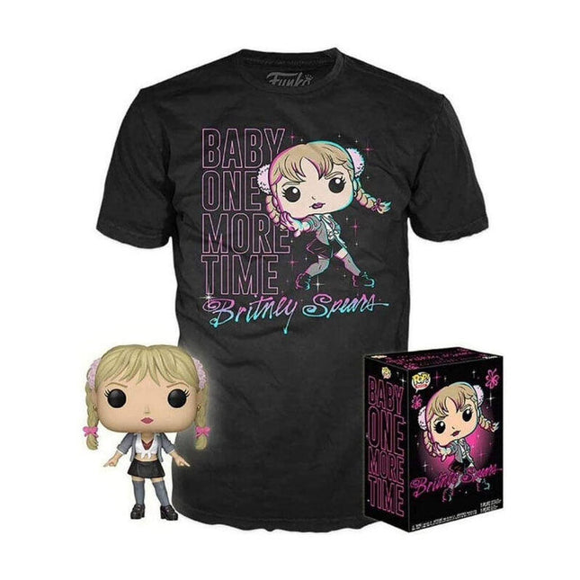 Set Figura Pop & Tee Britney Spears One More Time Exclusive Talla S