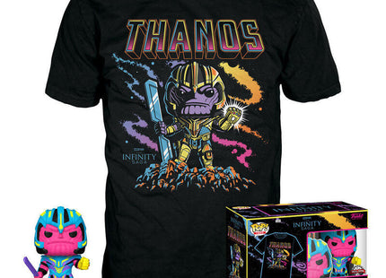 Set Figura Pop & Tee Marvel Infinity Saga Thanos Exclusive Talla L