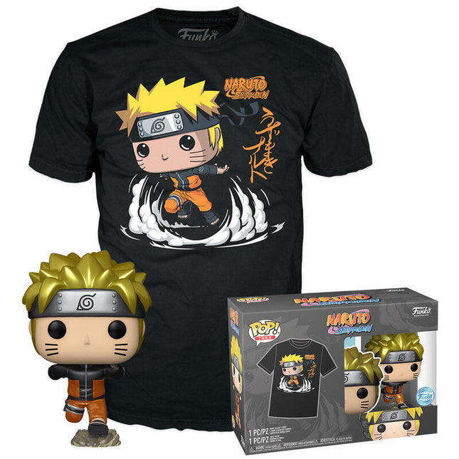 Set Figura Pop & Tee Naruto Shippuden Exclusive Talla M