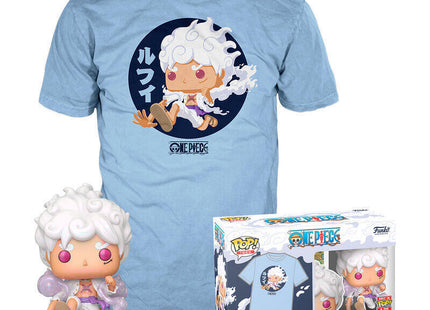 Set Figura Pop Tee One Piece Luffy Fifth Gear Talla S