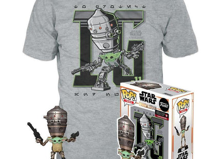 Set Figura Pop & Tee Star Wars Ig-11 With The Child Exclusive