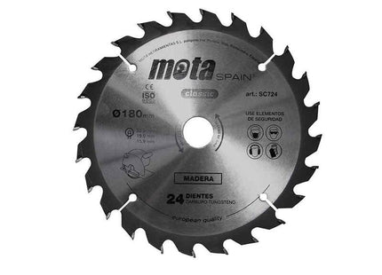 Sierra Circ Widia Ø115mm 24 Dientes Clp18 Sc124p Mota
