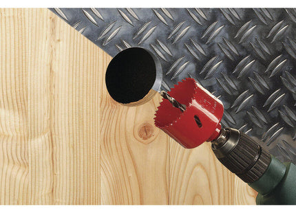 Sierra De Corona Bim Completo Con Adaptador Y Broca Piloto Ø40mm 5469000 Wolfcraft