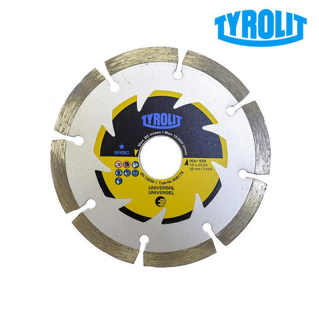 Sierra De Diamante C3 115x1,8x22,23 Dcub2 Tyrolit