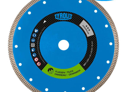 Sierra De Diamante Continua 1a1r Ø115x1,2x22,23 Dct. Tyrolit