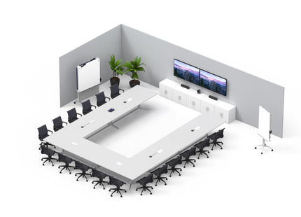 Sistema De Vídeoconferencia Logitech Tap Large Bundle Microsoft Teams  En Grupo