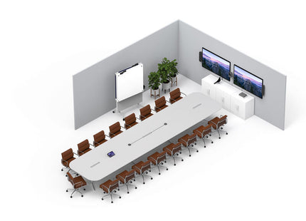 Sistema De Vídeoconferencia Logitech Tap Large Bundle Microsoft Teams  En Grupo