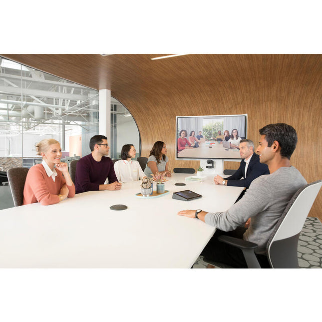 Sistema De Vídeoconferencia Logitech Tap Large Bundle Microsoft Teams  En Grupo
