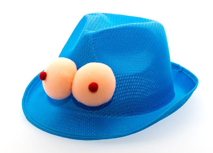 Sombrero Pechos Azul Claro