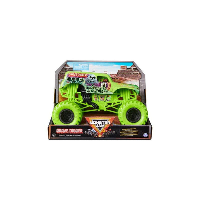 Spin Master Monster Jam - Monster Truck Oficial Grave Digger, Vehículo De Juguete Escala 1:24 6069137