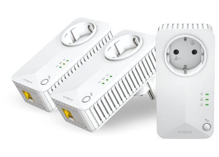 Strong Powerline 600 Triple Pack Eu V2 600 Mbit/S Ethernet Blanco 3 Pieza(S)