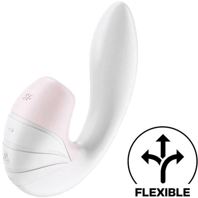 Satisfyer Supernova Vibrador Insertable Con Air Pulse - Blanco