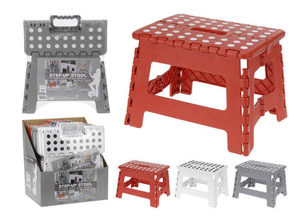 Taburete Plegable Colores Surtidos 27x28x21cm 80kg